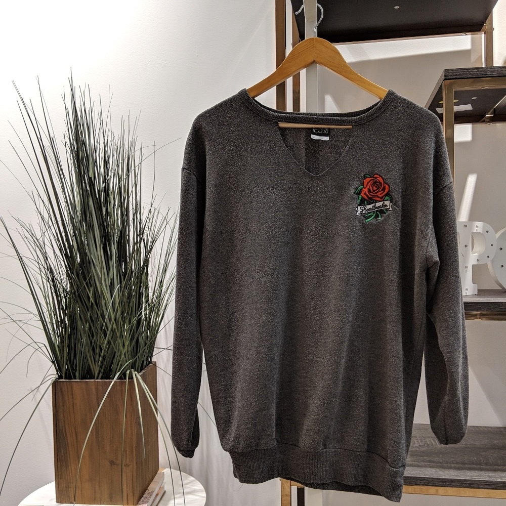 Comfy Choker Sweater - Picture 2 of 3